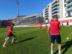 TRÉNINK - HLAVNÍ STADION VIKTORIA ŽIZKOV - 